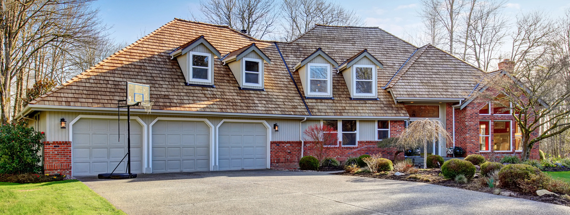 Brick home with homeowners insurance in Wyomissing, PA